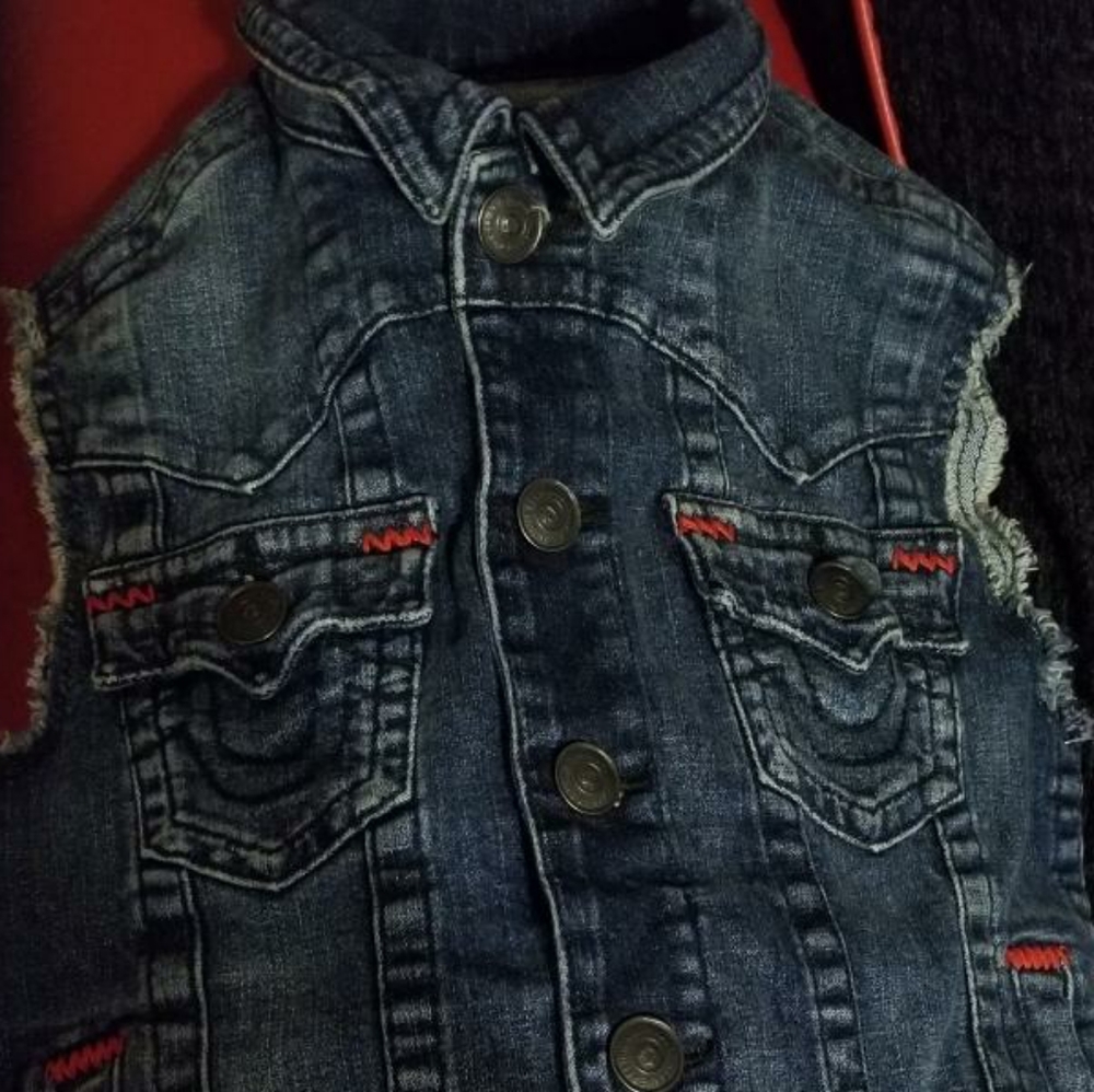 True Religion kids vest